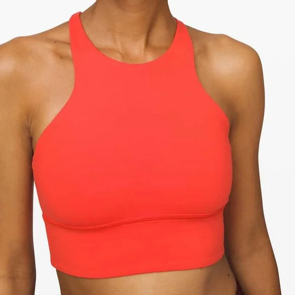 Lululemon Athletica Strappy Coral Sports Bra - Picture 2 of 2